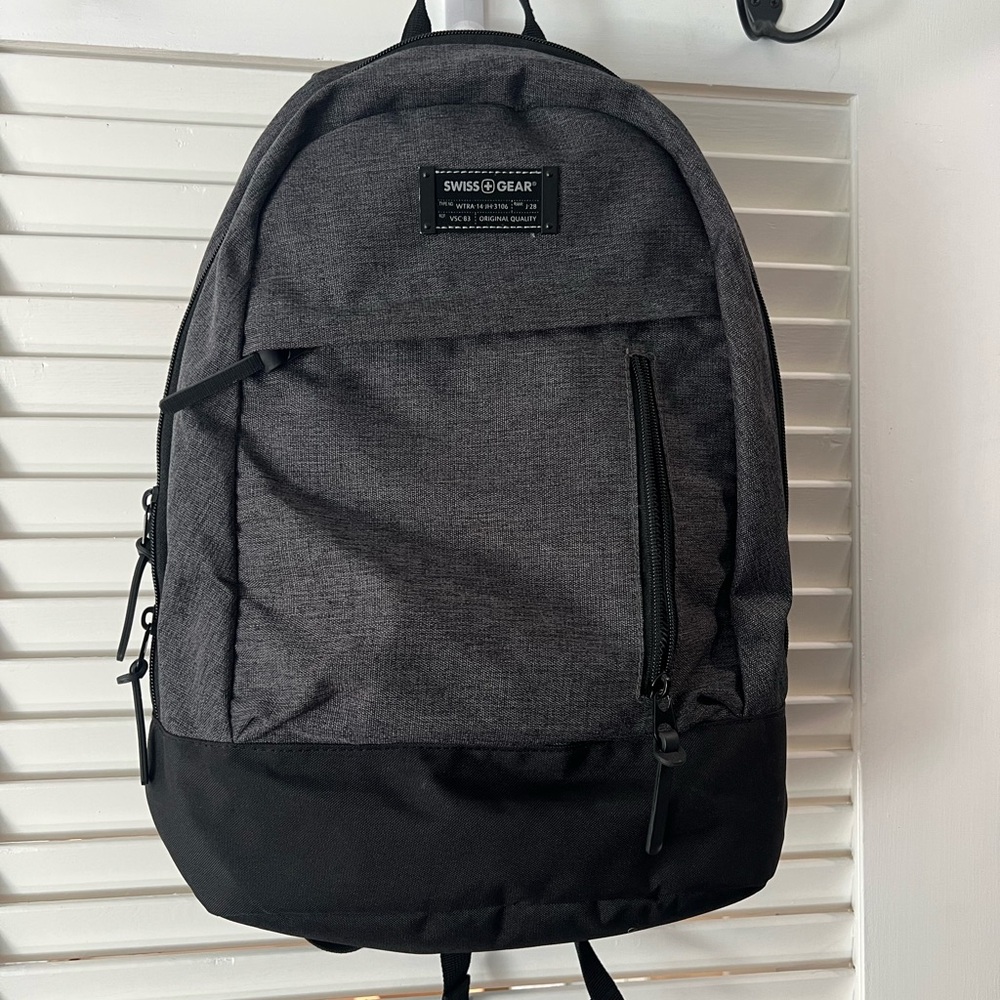 SwissGear Charcoal and Black Backpack